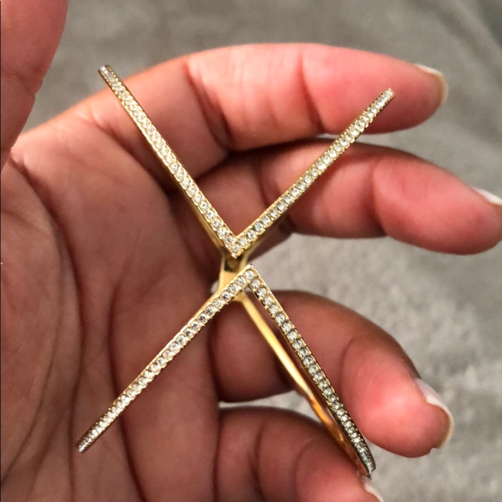 Nadri open bracelet! No studs missing!